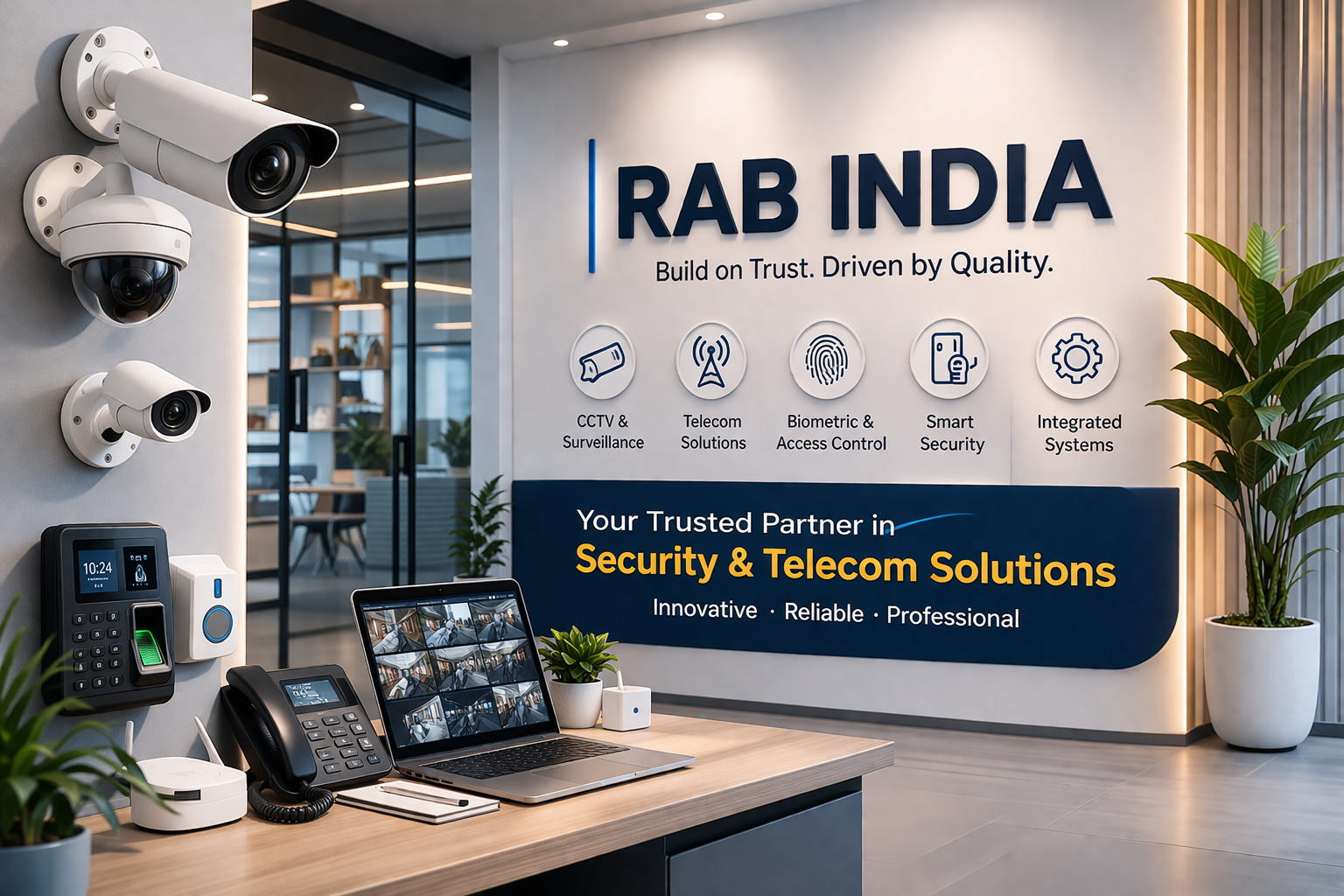 RAB India operations and engineering team at industrial client site